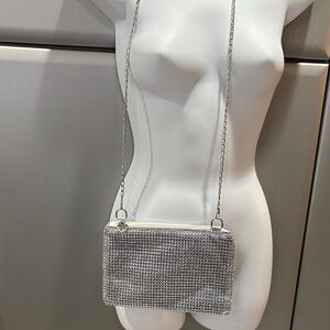 Silver Chain Shoulder Bag